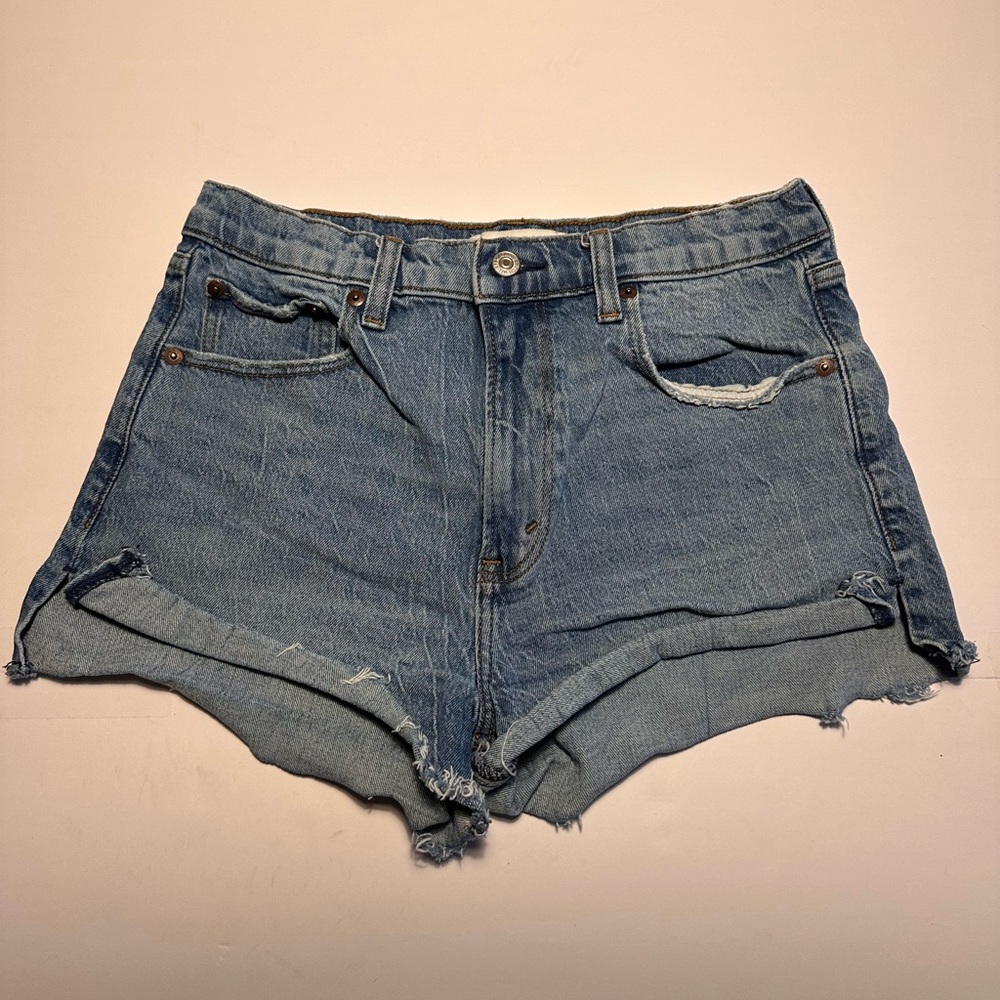 Abercrombie High Rise Mom Shorts